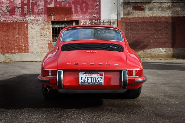 1972 Porsche 911 T seen from behind